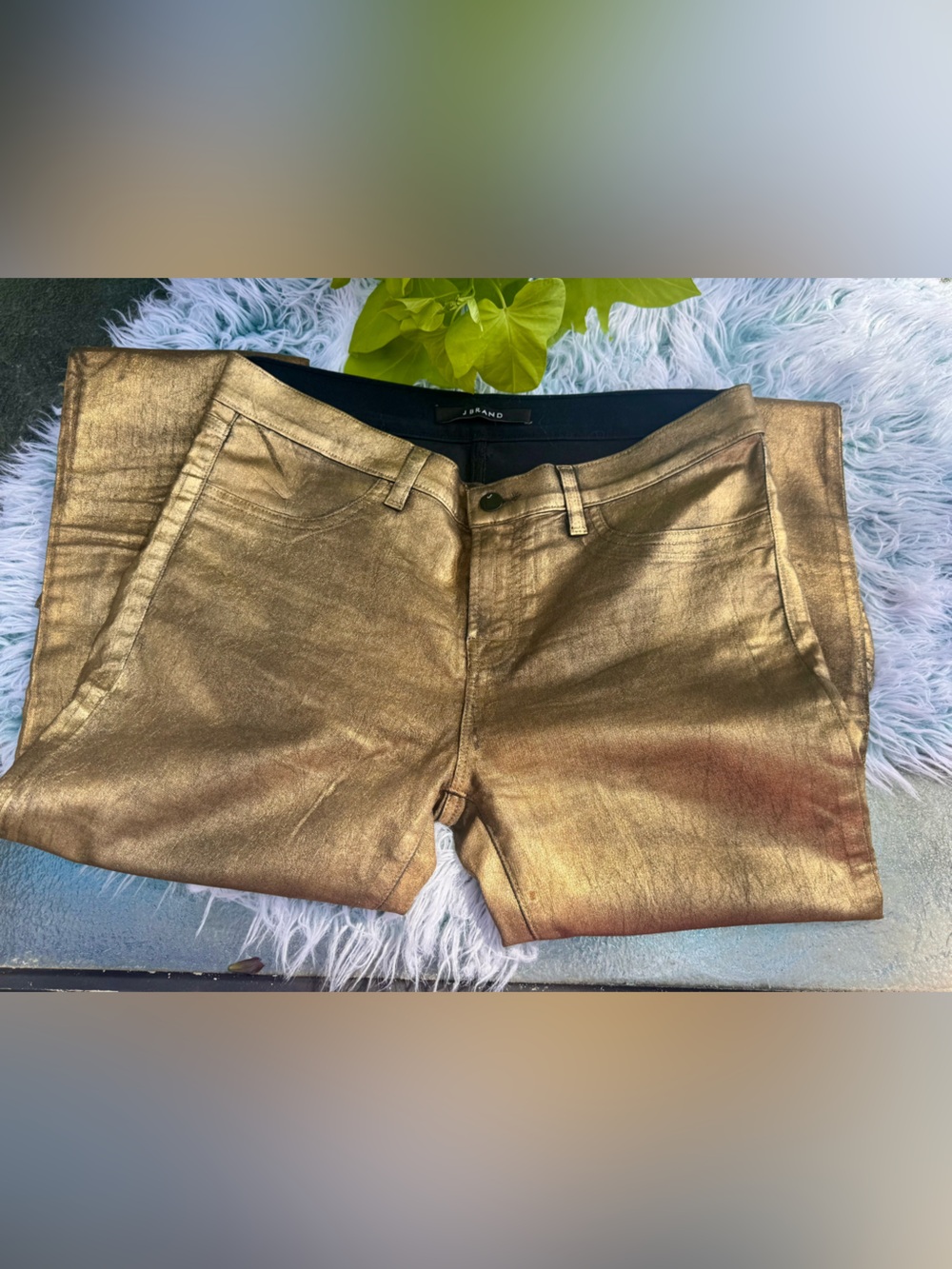 J Brand Gold Super Skinny Jeans